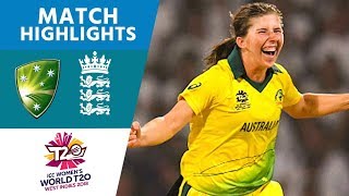 THE FINAL  Australia v England  Womens WT20 2018  Highlights [upl. by Boru]