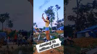 🇰🇭 Millions of Bats out of the cave  Bat Cave  Battambang  Cambodia battambang [upl. by Ennoved]