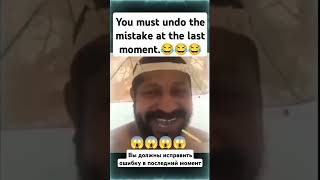 You must undo the mistake at the last momentfunny video [upl. by Daiz]