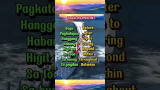 tagalogenglishtranslation jesus love learn learnenglish learning knowledge shortsviral fyp [upl. by Lazos728]