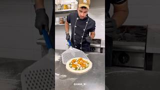 Pesto amp Jumbo Shrimp neapolitan pizza with recipe🍕🦐🍃🔥pizza cooking recipe shorts [upl. by Leah489]