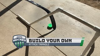 How to Build Your Own quotAttack Trianglequot Hockey Stickhandling Aid [upl. by Mloc]