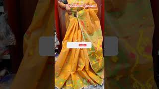 Traditional Jamdani Sarees with BP saree new fashion tranding viral bangladesh [upl. by Terrijo]