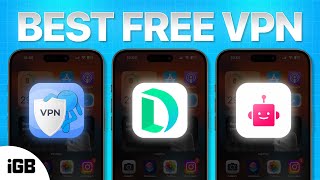 Top 5 FREE VPN apps for iPhone in 2024 [upl. by Orecul]