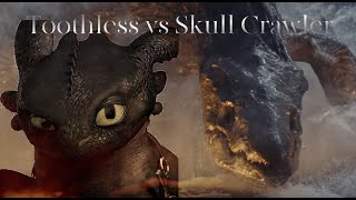 Toothless vs Skull Crawler  Back From The Dead  Skillet [upl. by Aiel]