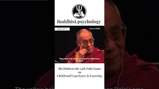 Dalai Lama’s childhood experience in learning [upl. by Calvinna]