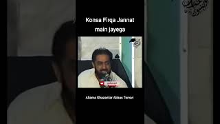 KONSA FIRQA JANNAT MEI JAYEGA  ALLAMA GHAZANFAR ABBAS TONSVI [upl. by Amos698]