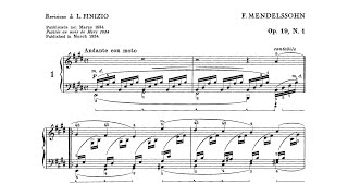 Mendelssohn  Song without Words Op 19 No 1 Yunchan Lim [upl. by Castle]