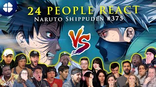 Kakashi Vs Obito MEGA REACTION MASHUP 🇯🇵 Naruto Shippuden 375 🔥👊 [upl. by Annyl666]