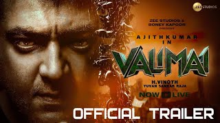 Valimai Official Teaser Thala Ajith KumarHVinothYuvan Shankar RajaBhoni KapoorJM Media [upl. by Derzon]