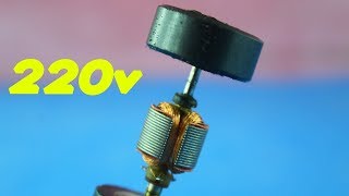 How to Make a Magnet Motor Generator 220v Using DC Motor [upl. by Vicki]