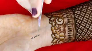 Simple Bridal Mehndi Designs for Full Hand  Easy Dulhan Mehndi Designs  Eid Mehandi [upl. by Florrie]