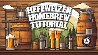 Grow in the Glass Hefeweizen homebrew tutorial featuring NorthernBrewerTV extract kit [upl. by Anhpad]