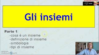 Gli insiemi 1 [upl. by Derinna167]