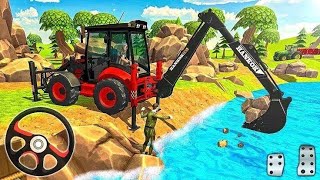 LIVE🛑 TRACTOR ANDJCB 3DX BACKHOE LOADER BUS SIMULATOR INDONESIA DRIVING LIVE STREAM290 [upl. by Elbas]