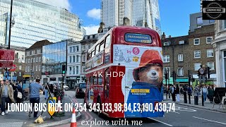 🚌✨ Ultimate London Bus Adventure From Whitechapel to Putney Bridge 🌇🚏 [upl. by Ialohcin]