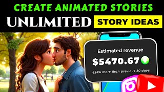 Ai Animation video kaise banaye  Story Prompt  Complete Editing animation aivideoanimation [upl. by Hau477]