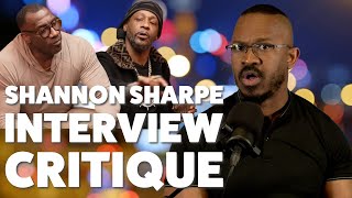 Katt Williams interview a journalism lesson for Shannon Sharpe [upl. by Idnyl220]