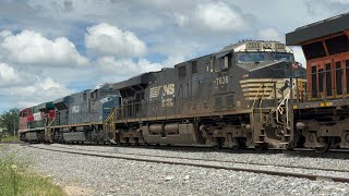 Locomotoras extranjeras en Guadalajara BNSF NS FEC [upl. by Seale]