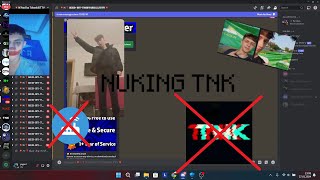 Nuking TNK amp Emirs Client Discord Servers [upl. by Dnomyad]