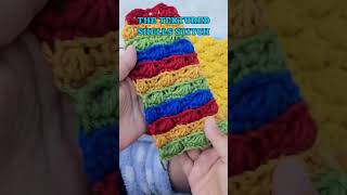 ✨ NEW and Easy Crochet Tutorial  Textured Shells Stitch [upl. by Seluj]