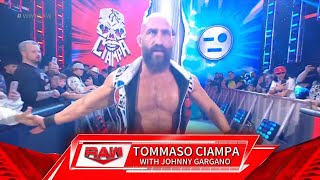 Tommaso Ciampa Entrance  WWE Monday Night Raw January 08 2024 [upl. by Seppala18]