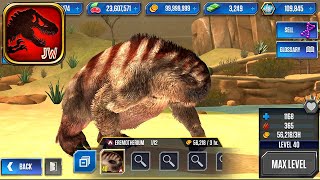 EREMOTHERIUM MAXED  Jurassic World The Game Gameplay  iOS Android [upl. by Gilford75]