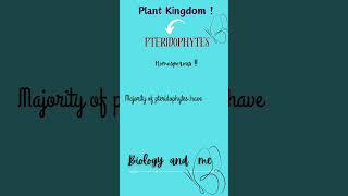 pteridophytes plantkingdom fypシ゚viral study class11th neet ncertbiology dontmissmustwatch [upl. by Yeldud]