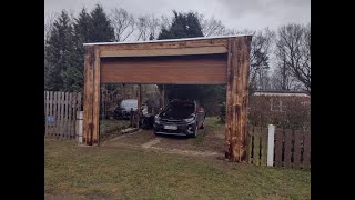 Aufbau Carport 5x7m [upl. by Melone975]