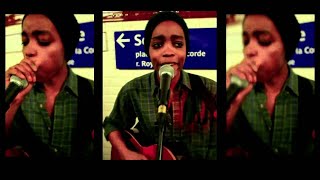 Irma  Concert improvisé dans le métro parisien [upl. by Solakcin514]