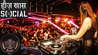 Delhi Nightlife at SoHo nightclub Hauz Khas Village Social club [upl. by Lan]