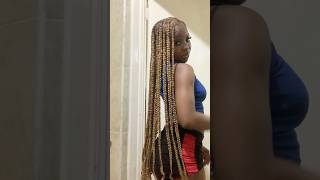 How to do medlarge knotless braids😍 [upl. by Arnoldo965]