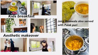 Daily Vlog  Gave a New Look to My daughter’s room☘️ Easy Indian comfort meal 🍛 [upl. by Anevad986]