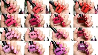 Nykaa Floral Carnival Nail Enamel Collection  corallista [upl. by Adaner]