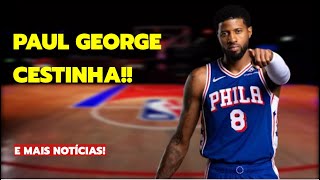 PAUL GEORGE FAZ BOA ESTREIA MAS 76ERS PERDEM [upl. by Nuahc]