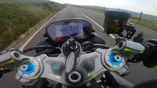 Triumph 765 Street triple moto2 edition isle of man TT mountain road oneway [upl. by Calle598]