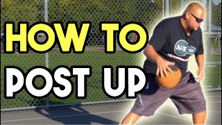 How To Post Up In Basketball [upl. by Purington665]