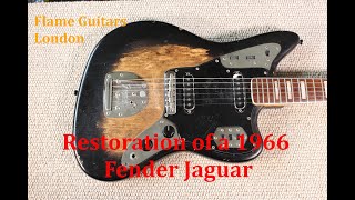 Restoration of a 1966 Fender Jaguar [upl. by Anaynek]