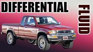 198995 Toyota Pickup4runner rear differential fluid change [upl. by Clerk]