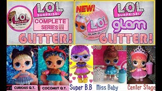 Complete LOL Glitter Series Checklist  Glam Glitter Series Full Set LOL Dolls [upl. by Cherri194]