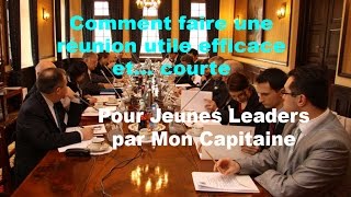 Comment faire une réunion utile efficace et… courte [upl. by Anahir]