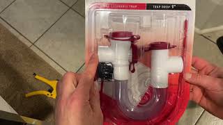 How To Install a Condensate Drain line with the EZ ClearTrap Economy Trap Kit Full Install steps [upl. by Aysab575]