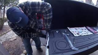 2019 Ram 3500 tailgate assist install [upl. by Ruhtracm]