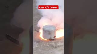 Anar testing vs cooker diwali2024 diwali shorts testing fireworks [upl. by Robillard3]