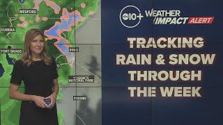 California Weather Tracking rain and snow storms through the week [upl. by Siron]