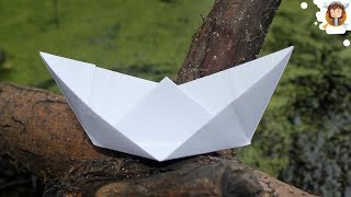 Como fazer um barco de papel  Origami [upl. by Idell452]