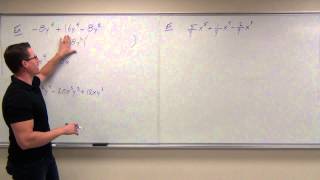 Intermediate Algebra Lecture 61 Factoring the Greatest Common Factor GCF [upl. by Ardnazil]