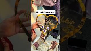 Nikkah Thambnail Video❤️❤️ll1million wedding 🥰🥰 ll [upl. by Alissa]