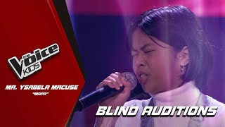 The Voice Kids Ma Ysabela Macuse performs Mapa Blind Auditions [upl. by Woehick610]