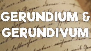 Gerundium und Gerundivum in Latein einfach erklärt [upl. by Canotas]